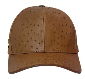 Gorra Original  Piel Avestruz  Miel