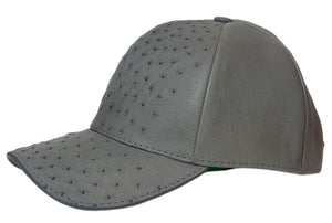 Gorra Original  Piel Avestruz GRIS