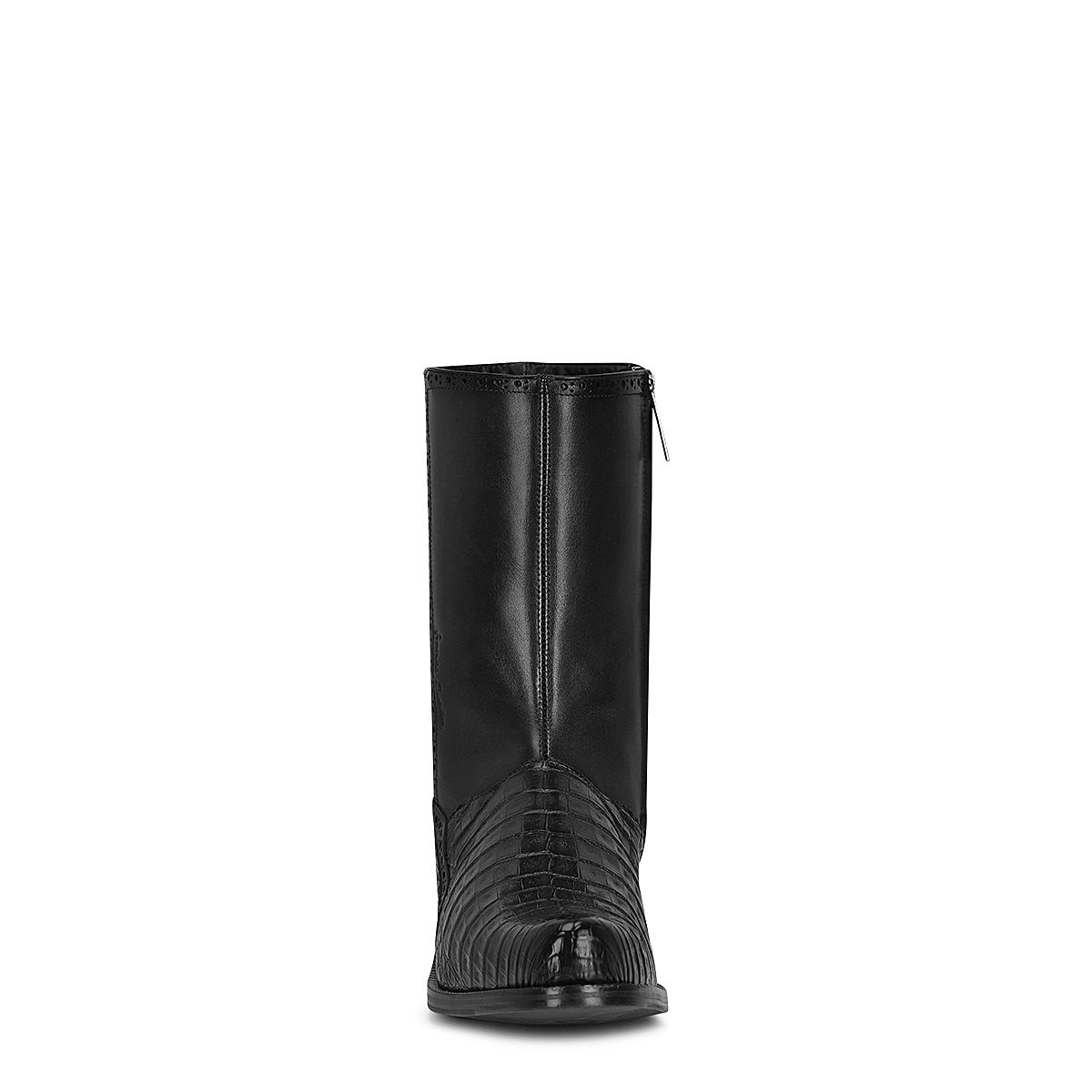 Cuadra Mens Caiman Belly Black Dress Boot 827FWTS