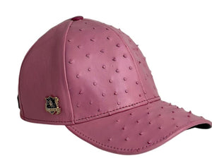 Gorra Original  Piel Avestruz ROSA