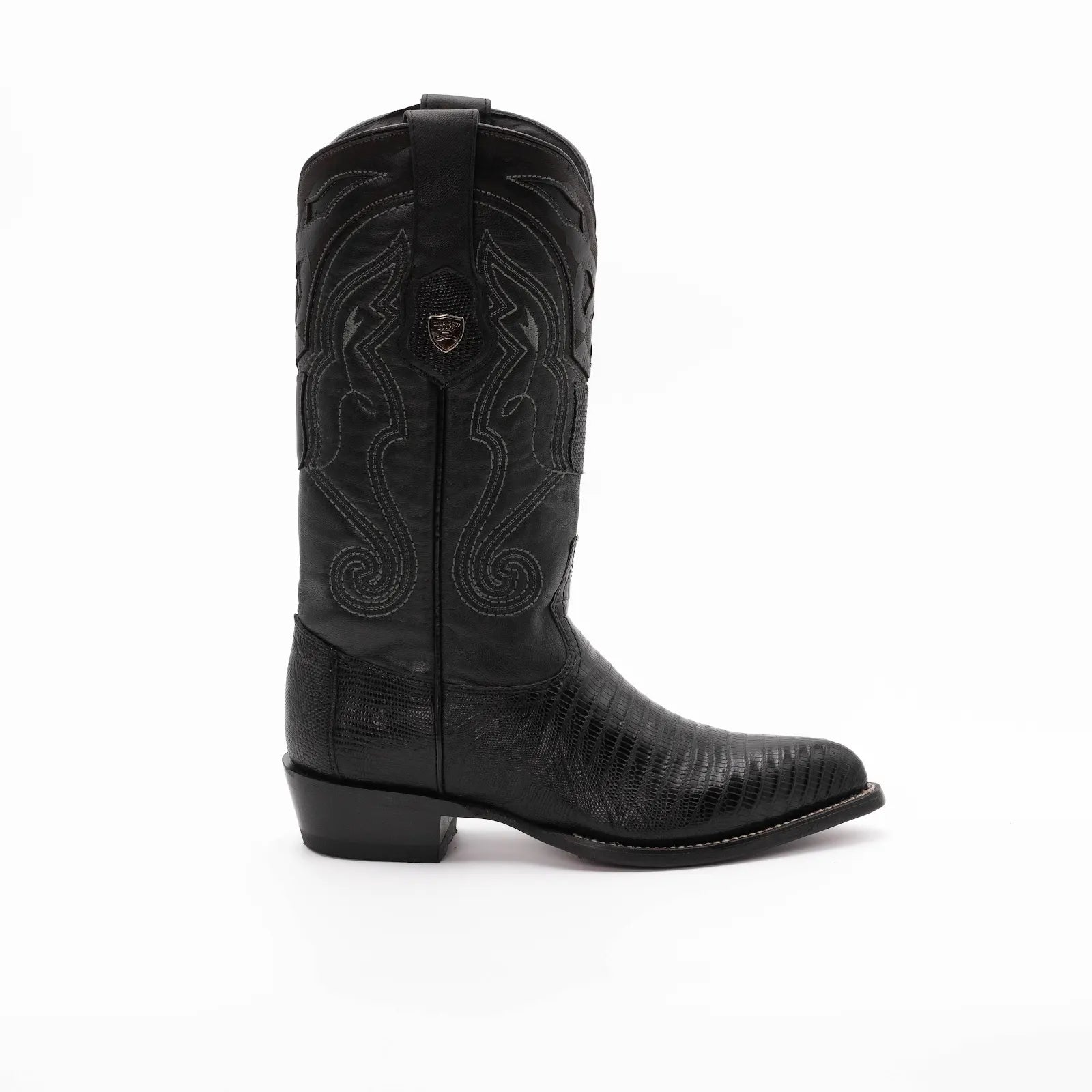 Wild West Boots – Men's 2990705 | J-Toe | Teju Lizard Leather | Black | Cowboy Boot