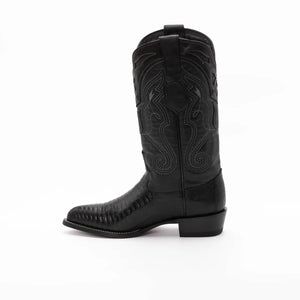 Wild West Boots – Men's 2990705 | J-Toe | Teju Lizard Leather | Black | Cowboy Boot