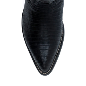 Wild West Boots – Men's 2990705 | J-Toe | Teju Lizard Leather | Black | Cowboy Boot