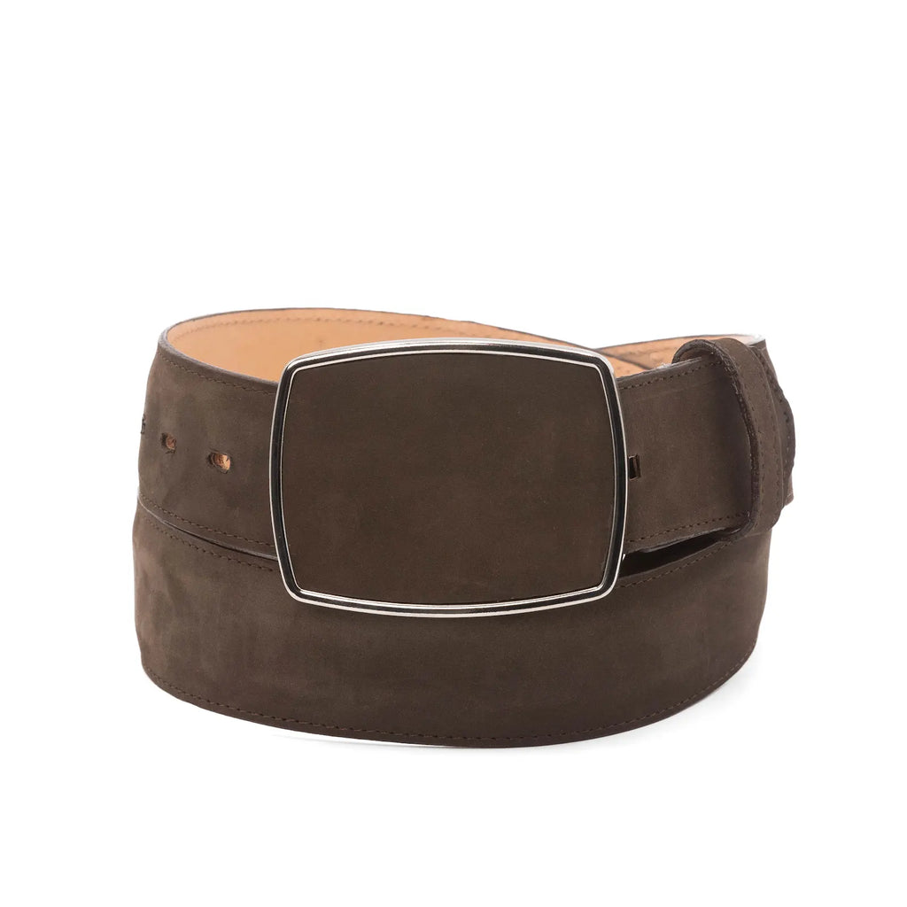 Wild West Boots Belt – 2C11U6359 | Nubuck Leather | Tobacco Brown | Cowboy Belt