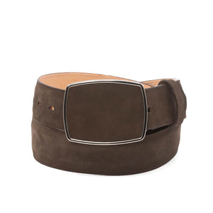 Wild West Boots Belt – 2C11U6359 | Nubuck Leather | Tobacco Brown | Cowboy Belt