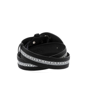 Wild West Boots – Men's 2C111405 | Full Pearl Stingray Leather | Black | Western Belt