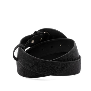 Wild West Boots – Men's 2C111205 | Single Pearl Stingray Leather | Black | Western Belt