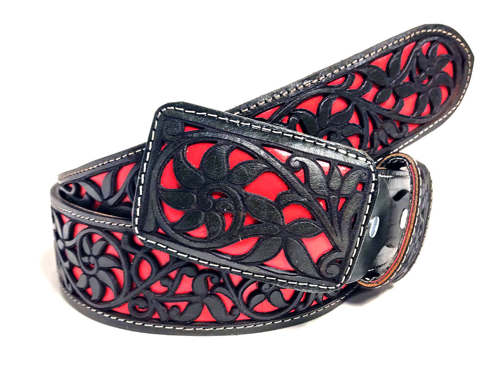 RRango Mens Leather Handmade Belt