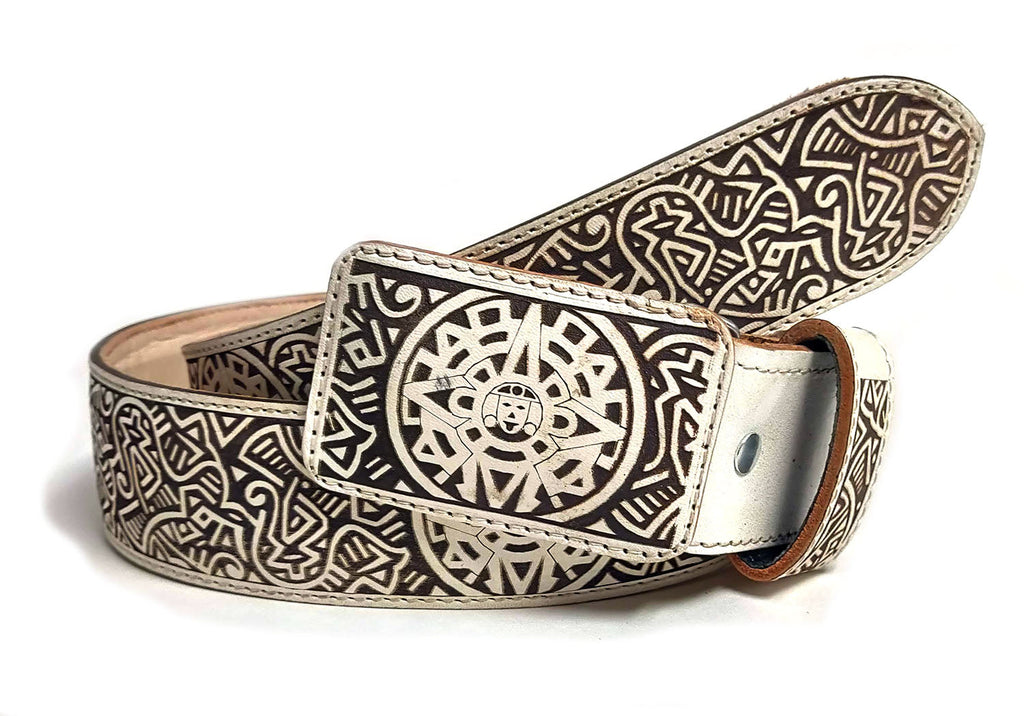 RRango Mens Leather Handmade Belt