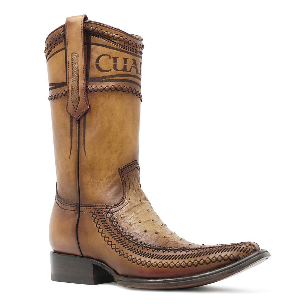 Cuadra Boots | Ostrich Cowboy Boot Style No.:  1B1AA1