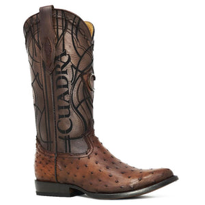 Cuadra Boots | Exotic Ostrich Round Toe Boots Style No.: 52254