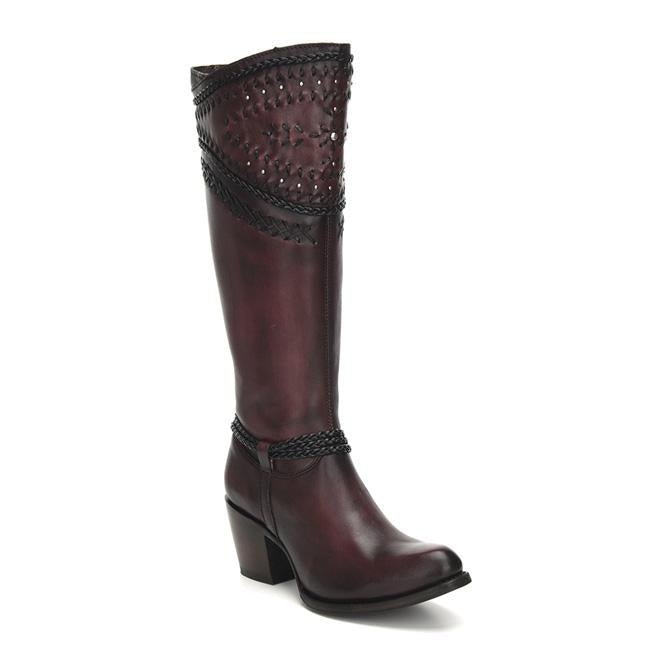 Cuadra Ladies Wax Wine Tall Boot - 2Q2ACS - RR Western Wear, Cuadra Ladies Wax Wine Tall Boot - 2Q2ACS