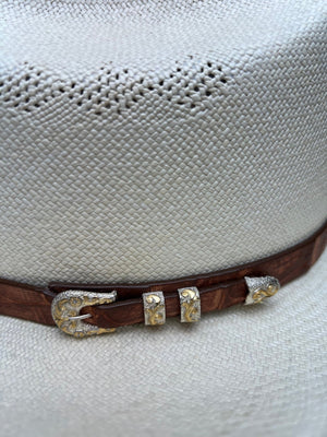 Larry Mahan's 500X Straw Hat Genuine Panama