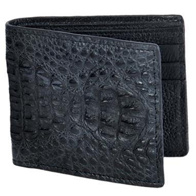 Cartera Caiman Lomo Negra CA10205 - RR Western Wear, Cartera Caiman Lomo Negra CA10205