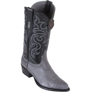 Los Altos Shark Brown Cowboy Boots J-Toe