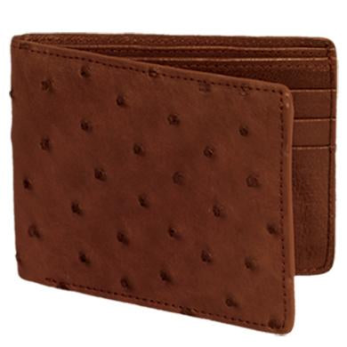Cartera Avestruz Original Cafe CA10307 - RR Western Wear, Cartera Avestruz Original Cafe CA10307