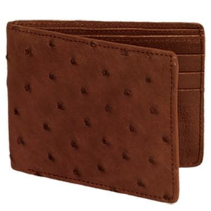 Cartera Avestruz Original Cafe CA10307 - RR Western Wear, Cartera Avestruz Original Cafe CA10307