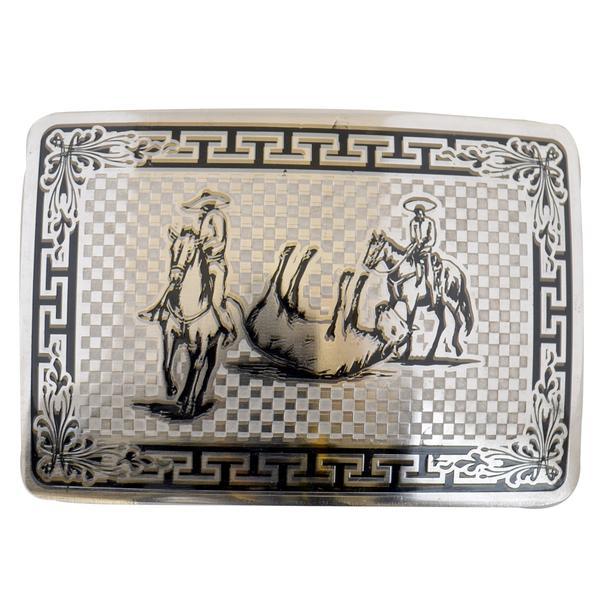 BUCKLE METAL COLEADER KNOCKDOWN TORO WD044 - RR Western Wear, BUCKLE METAL COLEADER KNOCKDOWN TORO WD044