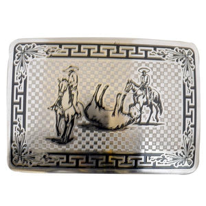 BUCKLE METAL COLEADER KNOCKDOWN TORO WD044 - RR Western Wear, BUCKLE METAL COLEADER KNOCKDOWN TORO WD044