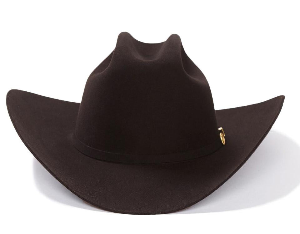 100x El Presidente Stetson Hat - Chocolate/Cafe