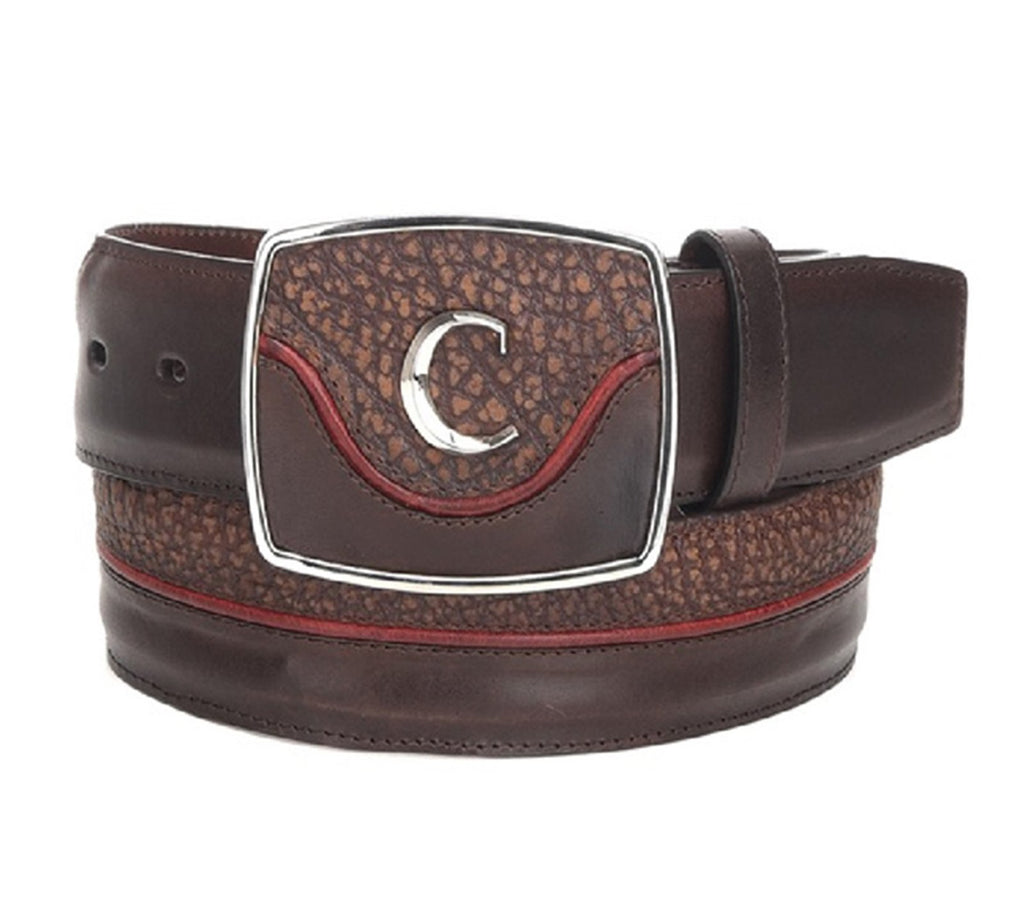 Cuadra Men's Modern Leather Belt Desert Brown Red - RR Western Wear, Cuadra Men's Modern Leather Belt Desert Brown Red