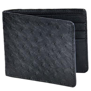Cartera Avestruz Original Negra CA10305 - RR Western Wear, Cartera Avestruz Original Negra CA10305
