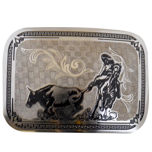 BUCKLE METAL BULL COLEADERO WD041 - RR Western Wear, BUCKLE METAL BULL COLEADERO WD041