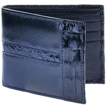 Cartera Piel con Caiman CA20205 - RR Western Wear, Cartera Piel con Caiman CA20205