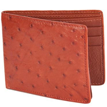 Cartera Avestruz Original Cognac CA10303 - RR Western Wear, Cartera Avestruz Original Cognac CA10303