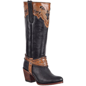 Women's Potro Rebelde Knee High Boots Round Toe Handcrafted - 392705