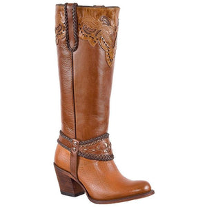 Women's Potro Rebelde Knee High Boots Round Toe Handcrafted - 392751